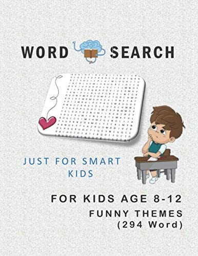 Word Search for Kids 8 - 12 Word Search Puzzles (Search and Find) - Just for Smart Kids - WEATHER AND VACATION THEME (294 Word)