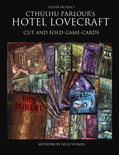 Cthulhu Parlour Hotel Lovecraft Cut and Fold Game-Cards