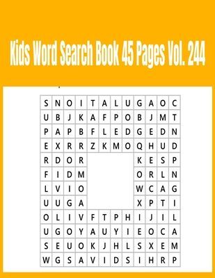 Kids Word Search Book 45 Pages Vol. 244