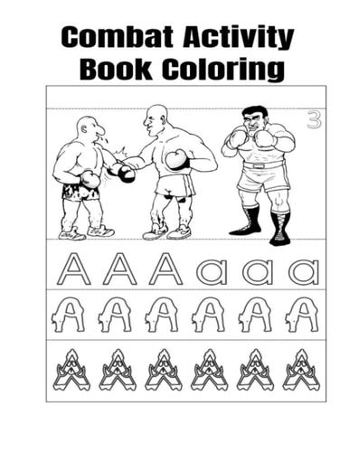 Combat Activity Book Coloring