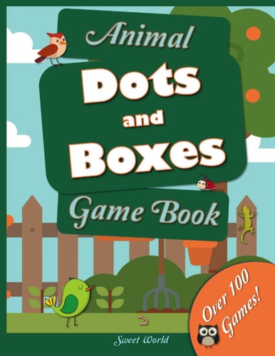 Animal Dots and Boxes Game Book Over 100 Games