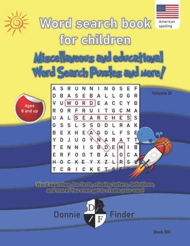 Word Search Book for Children Miscellaneous and Educational Word Search Puzzles and More