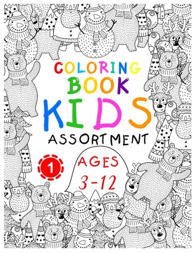 Coloring Book Kids Assortment Ages 3-12 1 Witch Coloring Pages Christmas, Animal, Plants