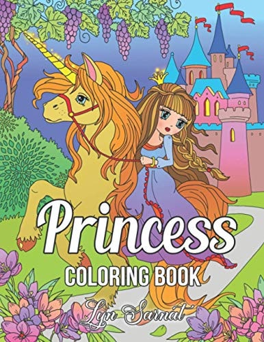 Princess Coloring Book Great Coloring Book for Adults Relaxation and Stress Relief
