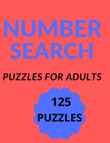 Number Search Puzzles for Adults