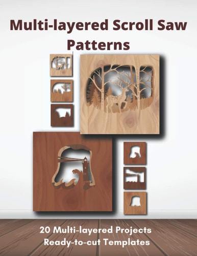 Multi-layered Scroll Saw Patterns Templates for Scroll Saw Projects