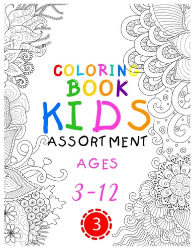 Coloring Book Kids Assortment Ages 3-12 3 Witch Coloring Pages Christmas, Animal, Plants