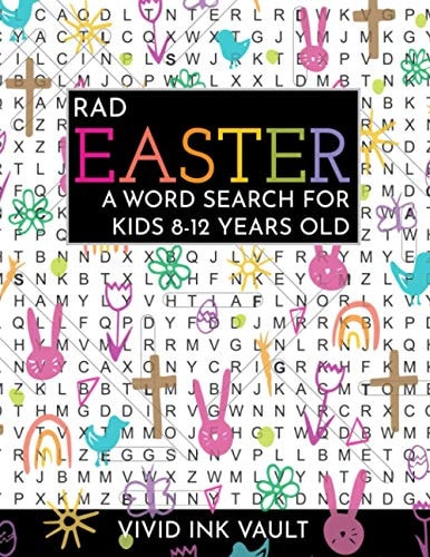 Rad Easter - a Word Search for Kids 8-12 Years Old