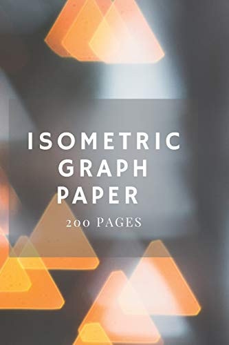 Isometric Graph Paper Isometric Grid Paper 3D Drawing Book