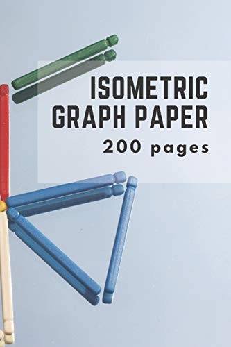 Isometric Graph Paper Isometric Grid Paper 3D Drawing Book