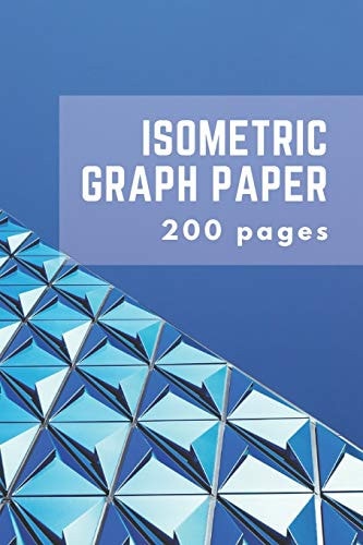 Isometric Graph Paper Isometric Grid Paper 3D Drawing Book