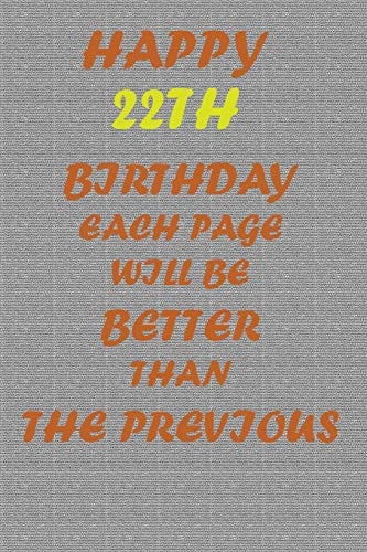 Happy 22th Birthday!