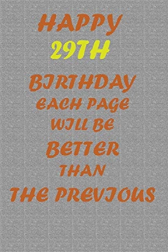 Happy 29th Birthday!