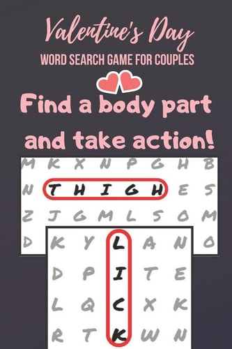 Valentine's Day Game for Couples Word Search Challenge for Adults Naughty Foreplay Large Print Romantic Puzzle Book for Boyfriend, Girlfriend, Husband Or Wife