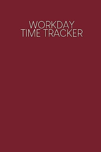 Workday Time Tracker Weekly Timesheets to Complete for 2 Years - Design: Red