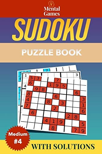 Mental Games - Sudoku Large Format Puzzle Book 2020 - Medium Level #4 - With Solutions