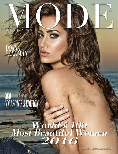 Mode Lifestyle Magazine World's 100 Most Beautiful Women 2016 2020 Collector's Edition - Donna Feldman Cover