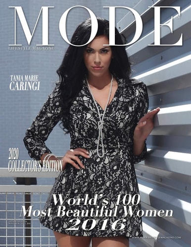 Mode Lifestyle Magazine World's 100 Most Beautiful Women 2016 2020 Collector's Edition - Tania Marie Caringi Cover