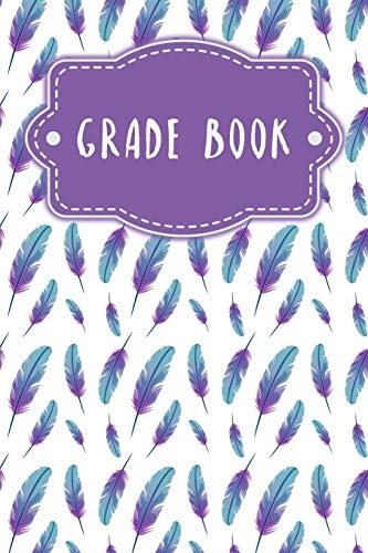 Grade Book Grade Booklet for Pupils and Students - Design: Feathers