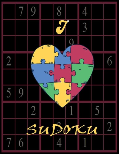 I Love Sudoku Rätselheft Mit 320leichten Sudoku Rätseln Im 8,5x11 Format Mit Lösungen