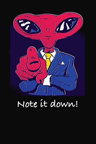 Allien Note it Down Note Book