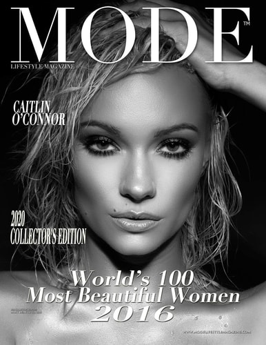 Mode Lifestyle Magazine World's 100 Most Beautiful Women 2016 2020 Collector's Edition - Caitlin O`Connor Cover