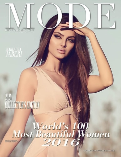 Mode Lifestyle Magazine World's 100 Most Beautiful Women 2016 2020 Collector's Edition - Mahlagha Jaberi Cover