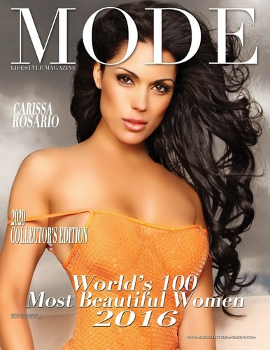 Mode Lifestyle Magazine World's 100 Most Beautiful Women 2016 2020 Collector's Edition - Carissa Rosario Cover