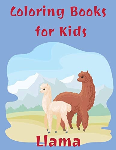 Coloring Books for Kids Llama Cute Llama Gifts for Girls Age 8