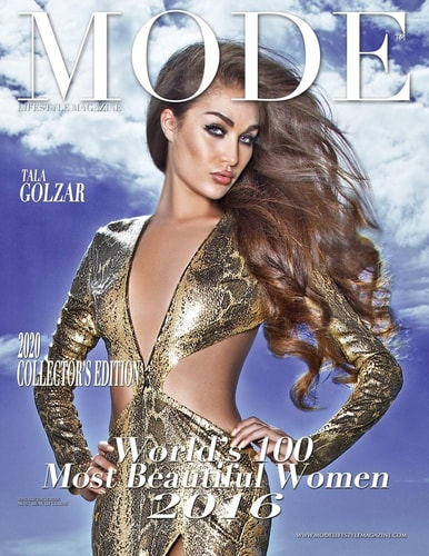 Mode Lifestyle Magazine World's 100 Most Beautiful Women 2016 2020 Collector's Edition - Tala Golzar Cover