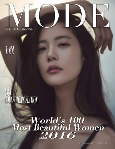 Mode Lifestyle Magazine World's 100 Most Beautiful Women 2016 2020 Collector's Edition - Clara Lee Cover