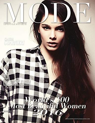 Mode Lifestyle Magazine World's 100 Most Beautiful Women 2016 2020 Collector's Edition - Claudia Guarnieri Cover