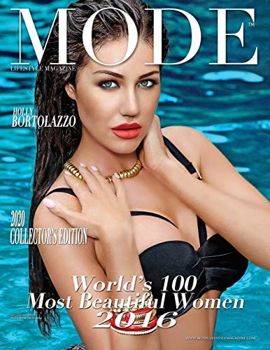 Mode Lifestyle Magazine World's 100 Most Beautiful Women 2016 2020 Collector's Edition - Holly Bortolazzo Cover