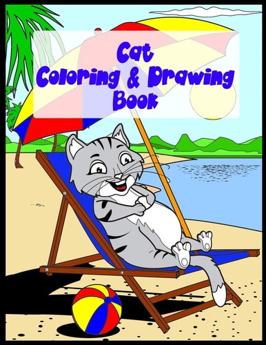 Cat Coloring & Drawing Book Creative Development For Kids