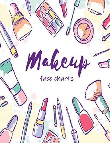 MakeUp Face Charts Paper Practice Face Charts For Makeup Artists