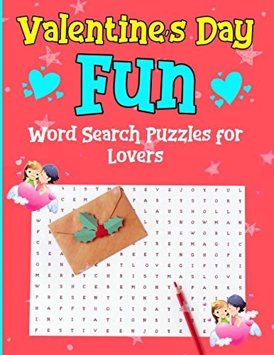 Valentine's Day Fun Word Search Puzzles for Lovers