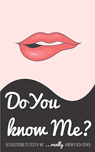 Do You Know Me? 50 Questions to Test If We Really Know Each Other Lovers Quiz' Test Your Partner Funny Questions Perfect for Valentines Night