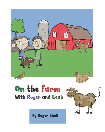 On the farm with Roger and Leah