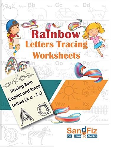 Rainbow Letters Tracing Worksheets