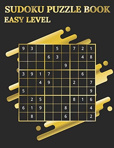 Sudoku Puzzle Book Easy Level Large Print 100 Easy Level Puzzles with Solution