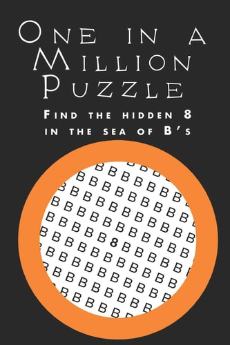 One in a Million Puzzle Find the 8 in the B's
