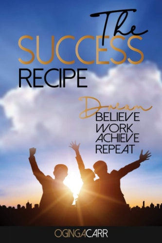 The Success Recipe Dream, Believe, Work, Achieve, Repeat