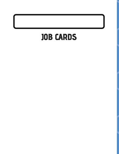 Job Card Service, Mechanic, Technician Job Card Book