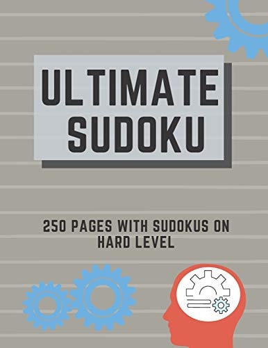 Ultimate Sudoku 200 Extremely Hard Sudokus Large Print Pages With Solutions