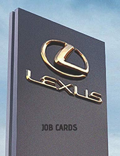 Workshop Jobcards Lexus Garage Job Cards