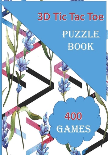 3D Tic Tac Toe Puzzle Book Travel Activity