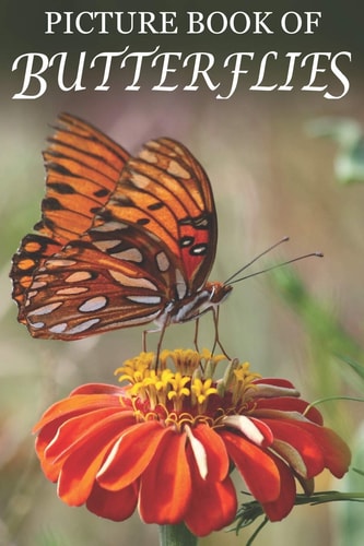 Picture Book of Butterflies For Seniors with Dementia [Best Gifts for People with Dementia]