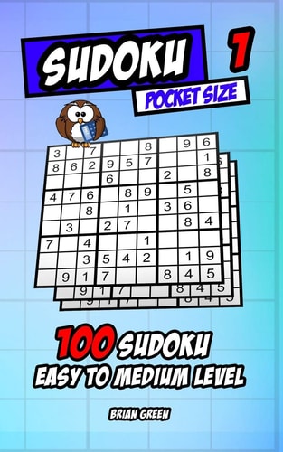 Sudoku Pocket Size 1 100 Sudoku Easy to Medium Level