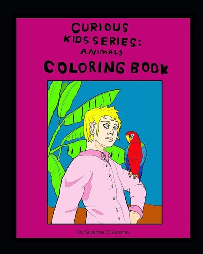 Curious Kids Coloring Book Animals