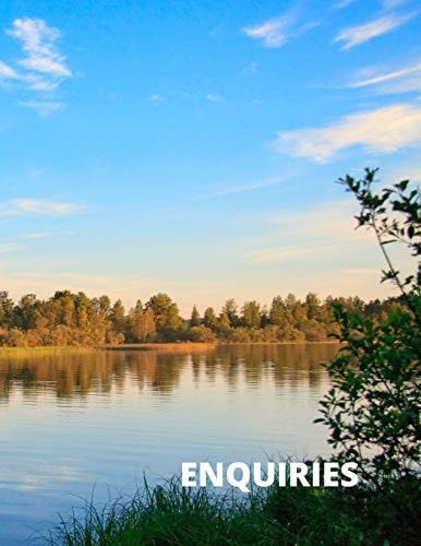 Enquiries Enquiry Book for General Enquiries for Telephone Email Retail 120 Pages